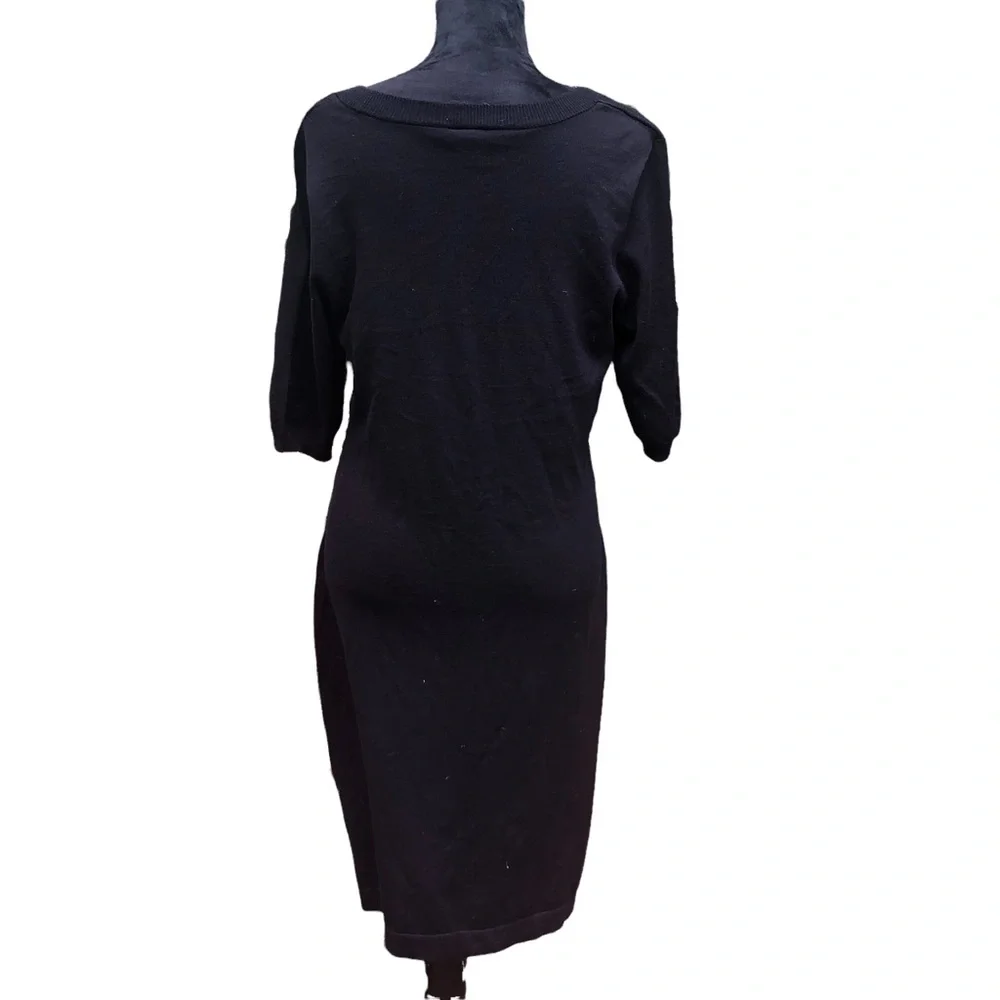 Allison Britney Geometric Chevron Bodycon Dress size Large - Picture 7 of 8